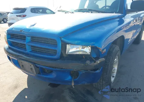 1999 Dodge Dakota Slt/Sport из США, поврежденный, VIN 1B7GL22Y9XS307637